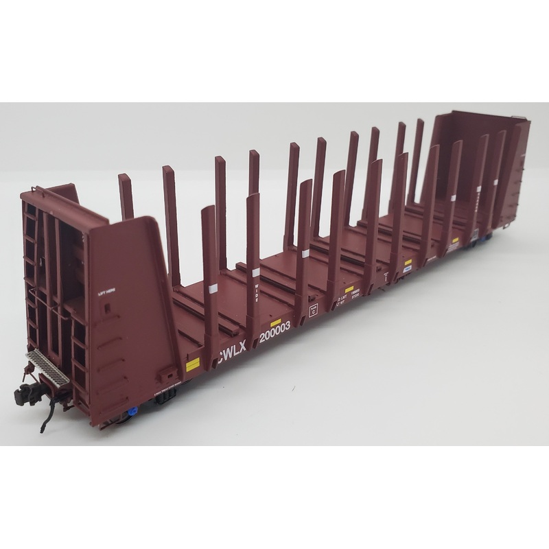 OVRTRAINS 65011 HO Scale FCA 52' Bulkhead Pipe Car CWLX 200095