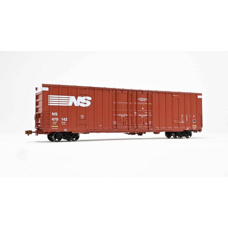 ScaleTrains Operator 11881 HO Scale Trinity 60' 7500 8' Double Plug Door High Cube Boxcar Norfolk Southern NS 470205