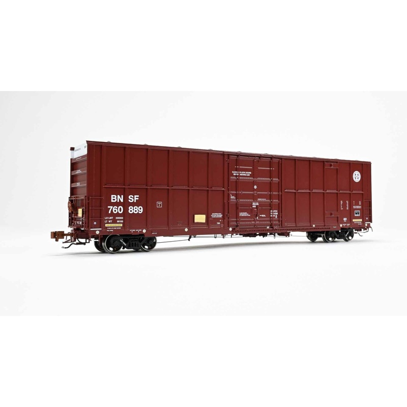 ScaleTrains Rivet 40993 HO Scale Trinity 60' 7500 12' Plug-Door High-Cube Boxcar BNSF 760923 (Circle Cross Logo)