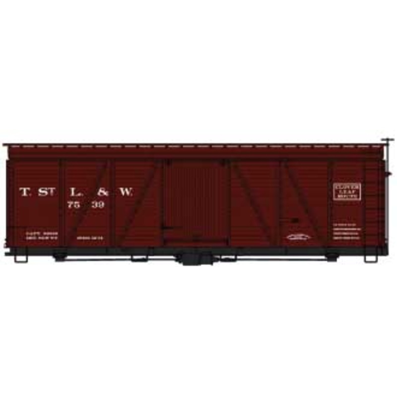 Accurail 1166 HO Scale 36' Fowler Wood Boxcar Toledo St. Louis & Western TStL&W 7539