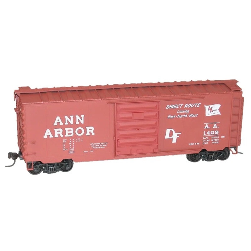 Accurail 3450 HO Scale 40' PS-1  Boxcar Kit Ann Arbor AA 1409