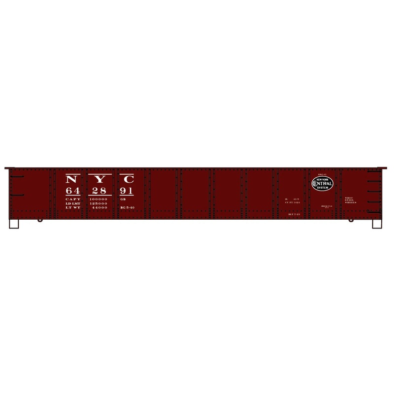 Accurail 37211 HO Scale 41' AAR Steel Gondola Kit New York Central NYC