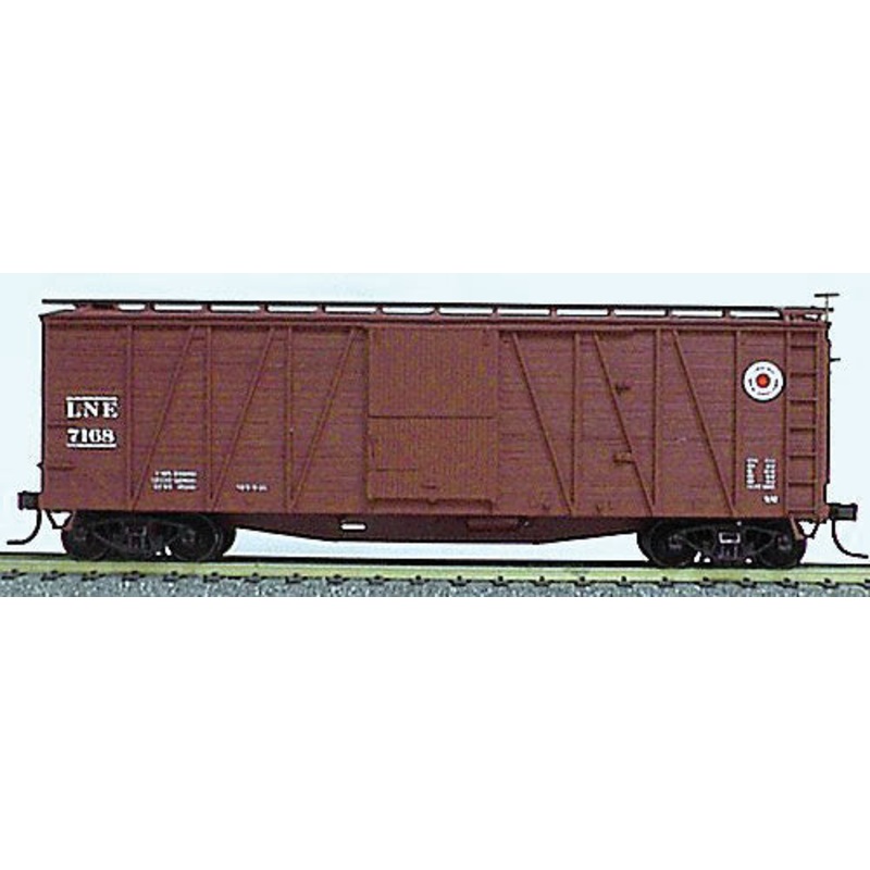 Accurail 43079 HO Scale 40' Outside Braced Boxcar Kit Lehigh & New England LNE 2053