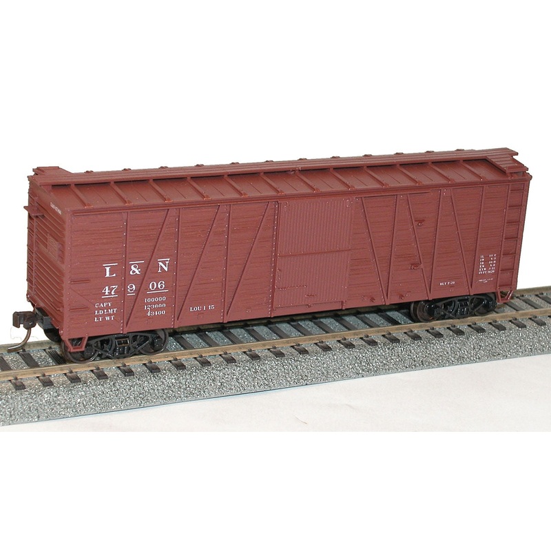 Accurail 4325 HO Scale 40' Outside Braced Boxcar Kit Louisville & Nashville L&N 47906