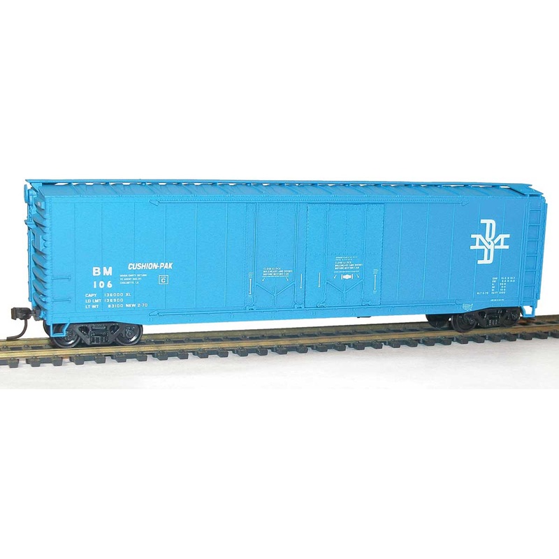Accurail 5416 HO Scale 50' Double Door Boxcar Kit Boston & Maine B&M 106 (McGinnis Logo)