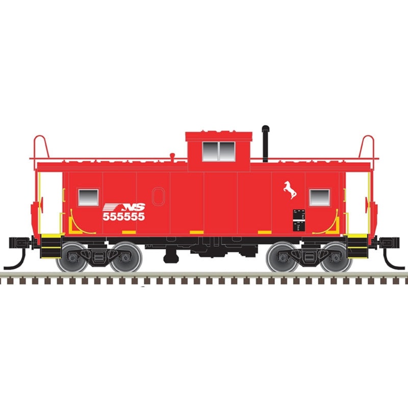 Atlas 20006235 HO Scale Standard Cupola Caboose Norfolk Southern NS 555555