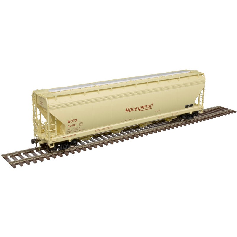 Atlas 20006384 HO Scale ACF 5250 Covered Hopper Honeymead ACFX 56981