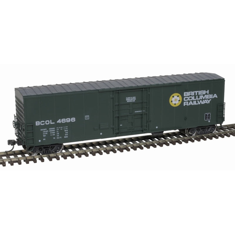 Atlas 20006536 HO Scale NSC 50' Newsprint Boxcar British Columbia Railway BCOL 4698