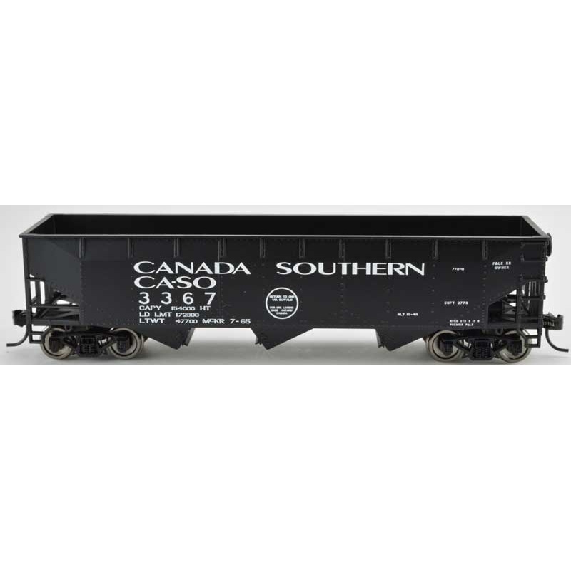 Bowser 42294 HO Scale 70 Ton Offset 3 Bay Hopper Canada Southern CASO 3375