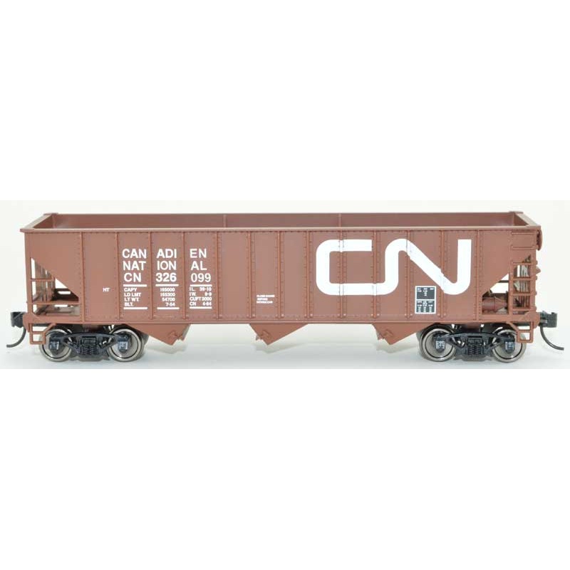 Bowser 42904 HO Scale 70 Ton 3-Bay Hopper Canadian National CN 326002