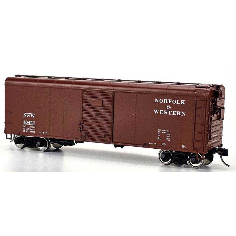 Bowser 43314 HO Scale X31 B1 Round Roof Double Door Boxcar Norfolk & Western N&W 46469