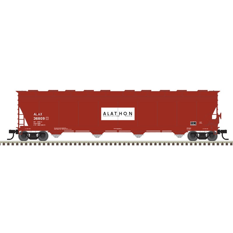 Atlas 20006734 HO Scale 5701 Covered Hopper Alathon ALAX 36809