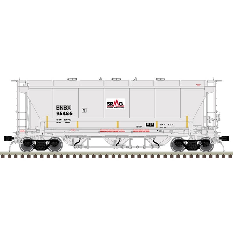 Atlas 20006835 HO Scale Trinity 3230 Covered Hopper BNBX 95490