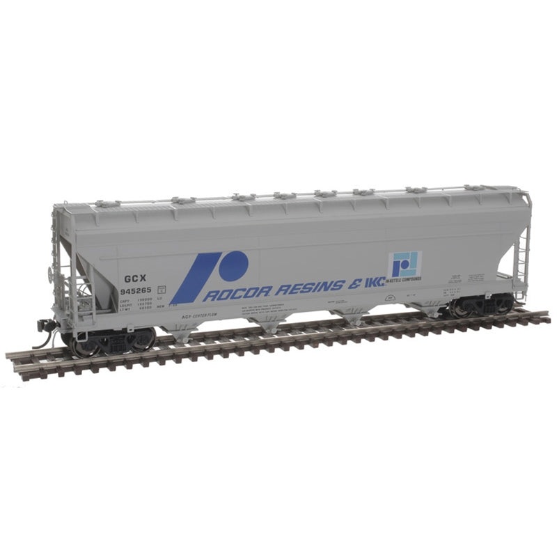 Atlas 20006909 HO Scale 5250 Covered Hopper Rocor Resins GCX 945265