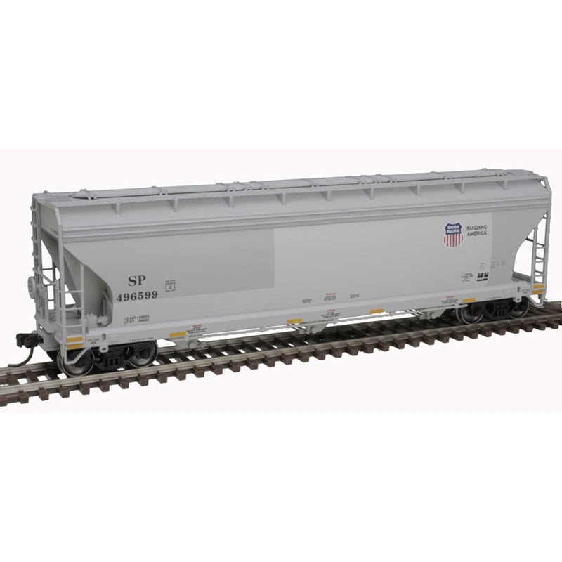 Atlas 20006947 HO Scale 3 Bay Covered Hopper Union Pacific SP 496614