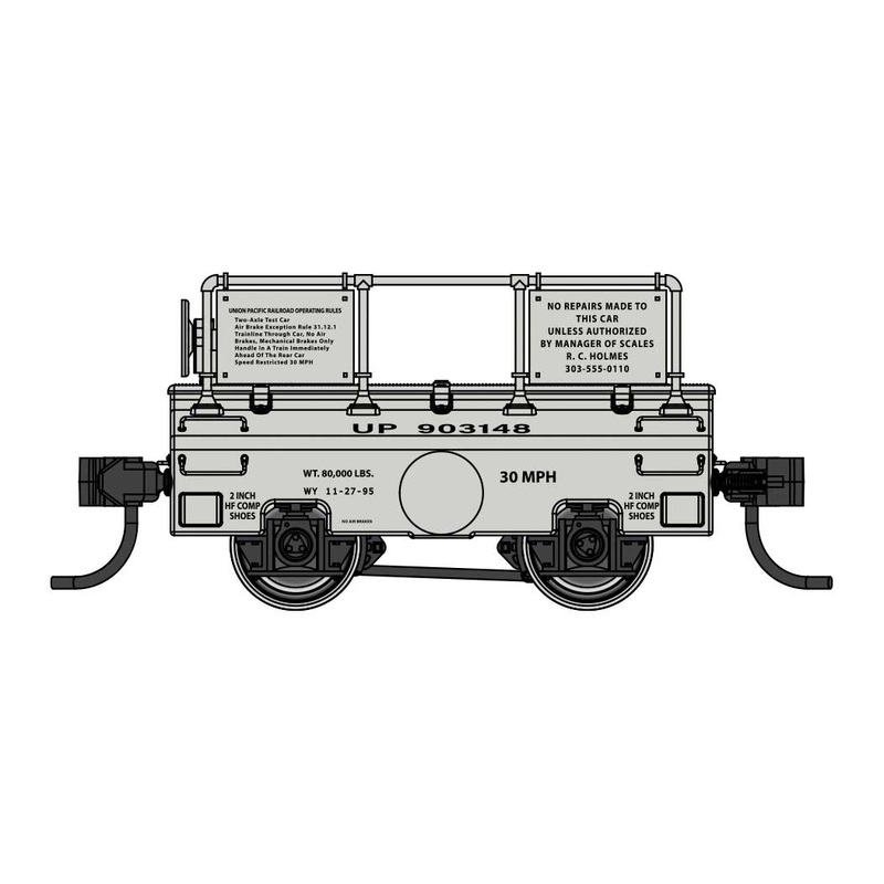 Walthers 920-105306 Scale Test Car Union Pacific #903148