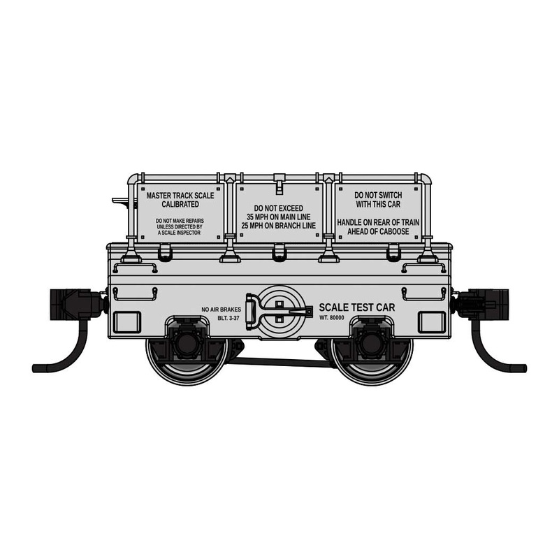 Walthers 920-105307 Scale Test Car Undecorated