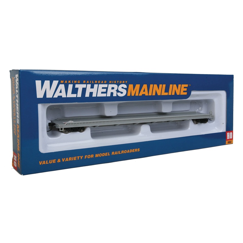 Walthers Mainline 910-5200 HO Scale 75' Piggyback Flatcar Undecorated
