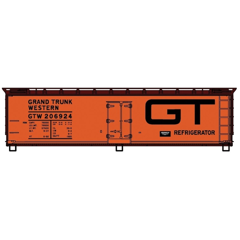 Accurail 4859 HO Scale 40' Wood Reefer Grand Trunk Western GTW 206924 Kit