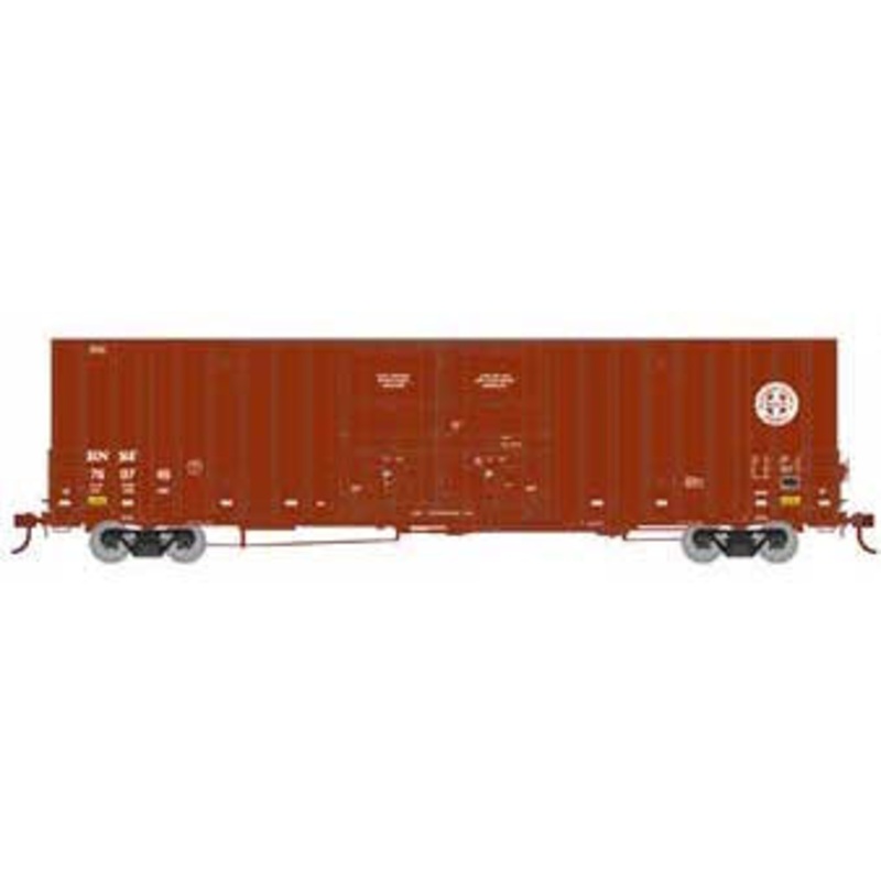 Athearn 75077 HO Scale 60' Gunderson Double Door Hi-Cube Boxcar BNSF #3