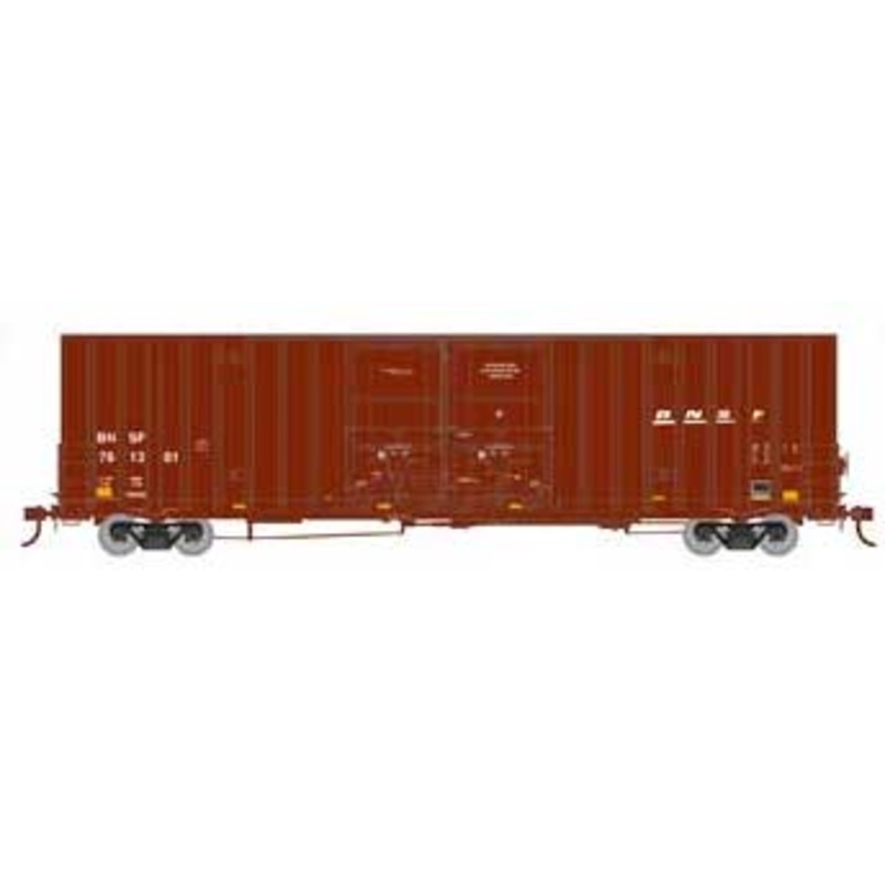 Athearn 75132 HO Scale 60' Gunderson Double Door Hi-Cube Boxcar BNSF 761301