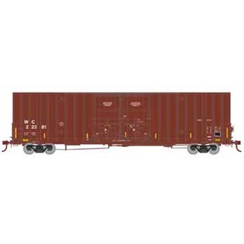 Athearn 75149 HO Scale 60' Gunderson Double Door Hi-Cube Boxcar Wisconsin Central WC 23381
