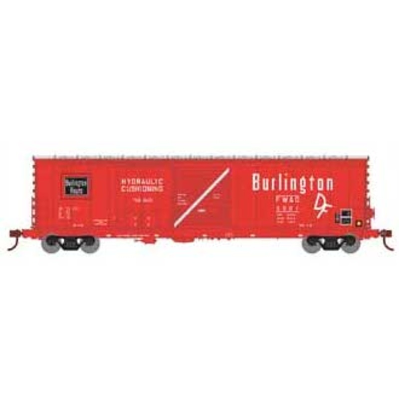 Athearn 89325 HO Scale 50' Combo Door Boxcar Burlington FW&D 5001