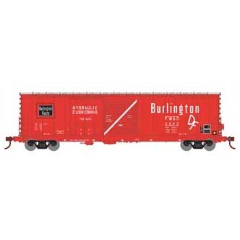 Athearn 89327 HO Scale 50' Combo Door Boxcar Burlington FW&D 5022