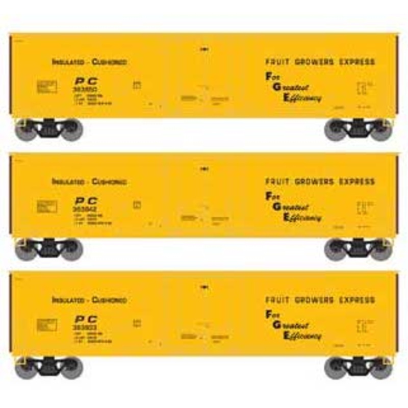 Athearn HO 76131 50' Youngstown Plug Door Boxcar Penn Central PC 3 Pack
