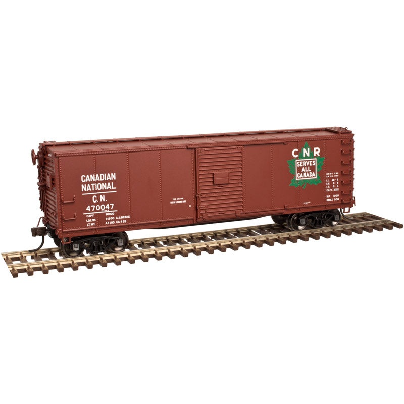 Atlas 20004355 HO Scale USRA 40' Steel Boxcar Canadian National CN 470012