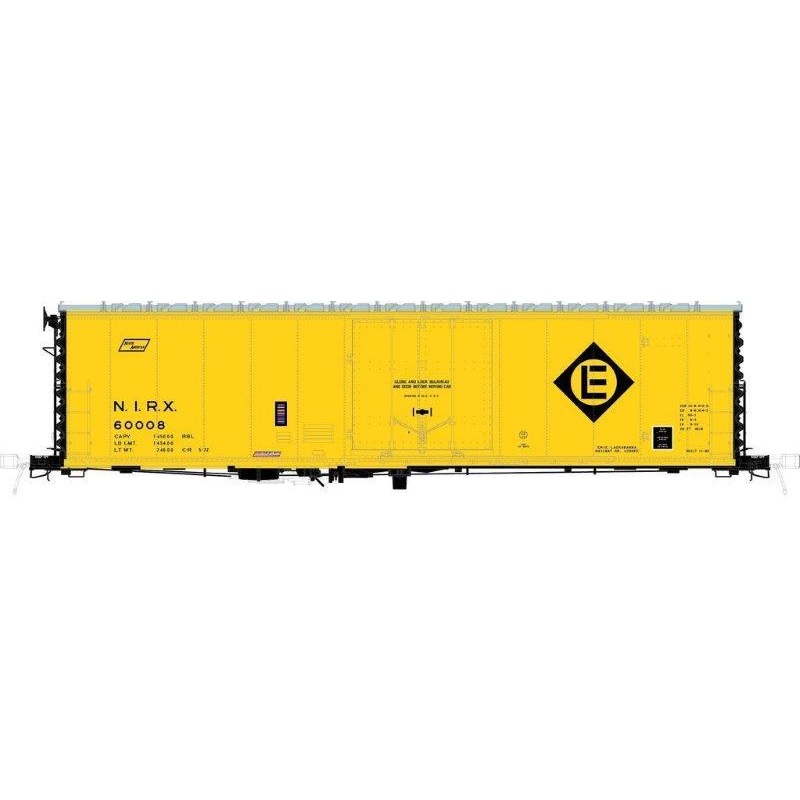 Moloco Trains 51001-04 HO Scale 50' RBL Boxcar EL NIRX 60014