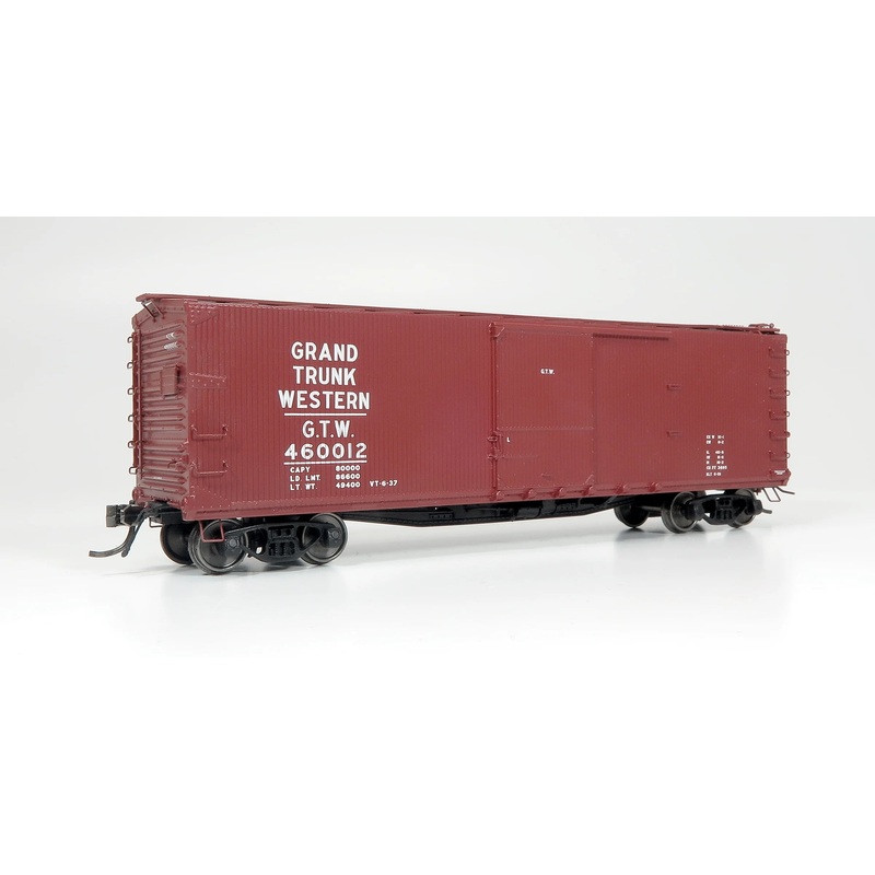 Rapido Trains 130121A HO Scale 40' DS Boxcar Grand Trunk Western GTW #s Vary