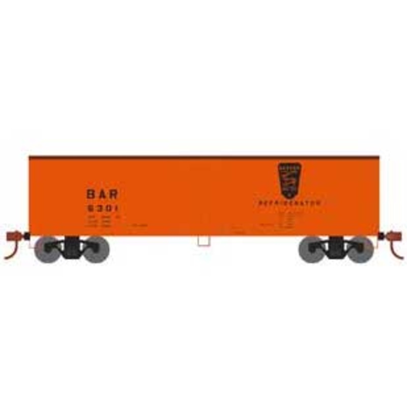 Roundhouse 1638 HO Scale 40' Wood Reefer Bangor & Aroostook BAR 6301