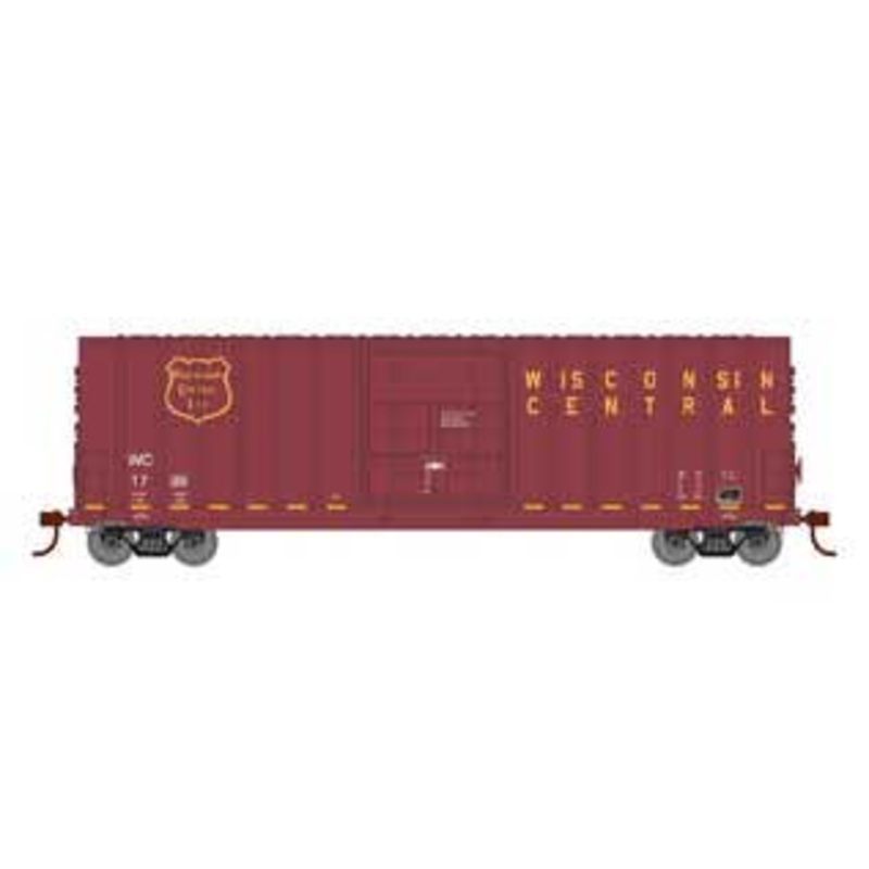 Roundhouse 1711 HO Scale 50' High Cube Plug Door Boxcar Wisconsin Central WC 1739