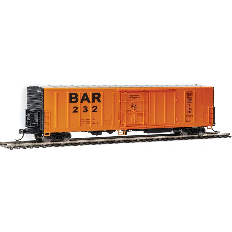 Walthers Mainline 910-3907 HO Scale 57' Mechanical Reefer Bangor & Aroostook BAR 232