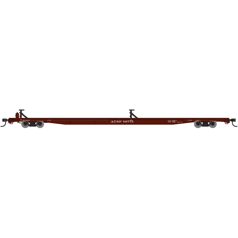 Walthers Mainline 910-5479 HO Scale G85 85' Flatcar Santa Fe ATSF 89775