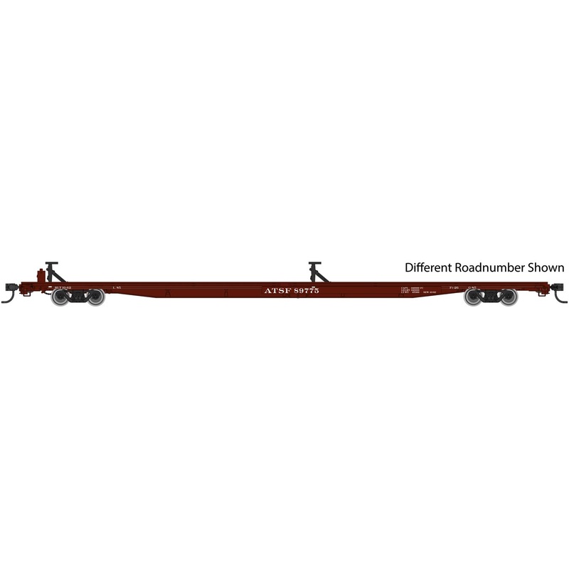 Walthers Mainline 910-5482 HO Scale G85 85' Flatcar Santa Fe ATSF 89824