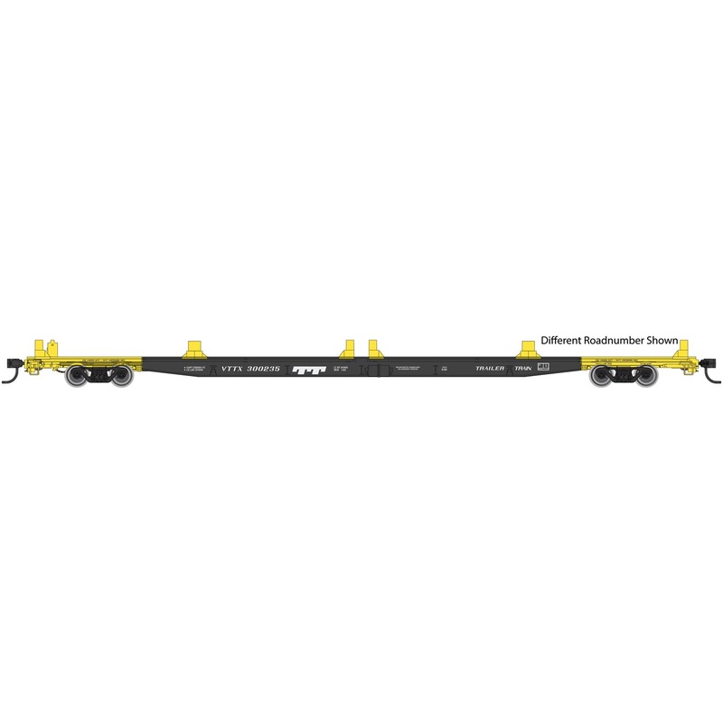 Walthers Mainline 910-5510 HO Scale G85 85' Flatcar Trailer Train VTTX 300607