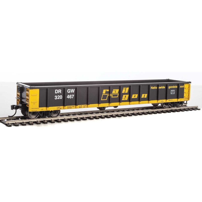 Walthers MainLine 910-6213 53' Gondola ex-Railgon Denver & Rio Grande D&RGW 320467