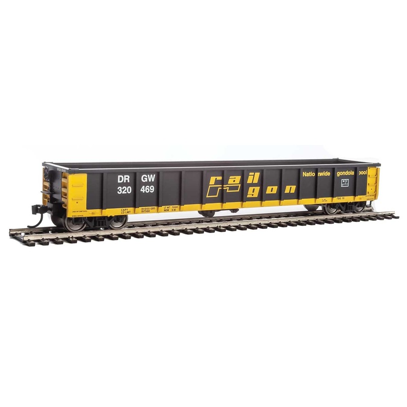 Walthers MainLine 910-6214 53' Gondola ex-Railgon Denver & Rio Grande D&RGW 320469