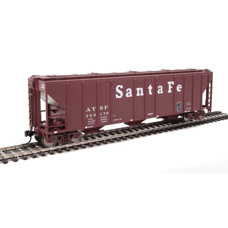 Walthers Mainline 910-7451 HO Scale 50' PS-2 CD 4427 Covered Hopper Santa Fe ATSF 302170