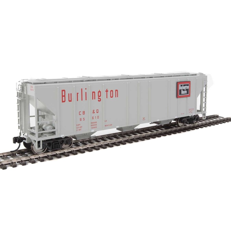 Walthers Mainline 910-7465 HO Scale 50' PS-2 CD 4427 Covered Hopper Burlington CB&Q 85610