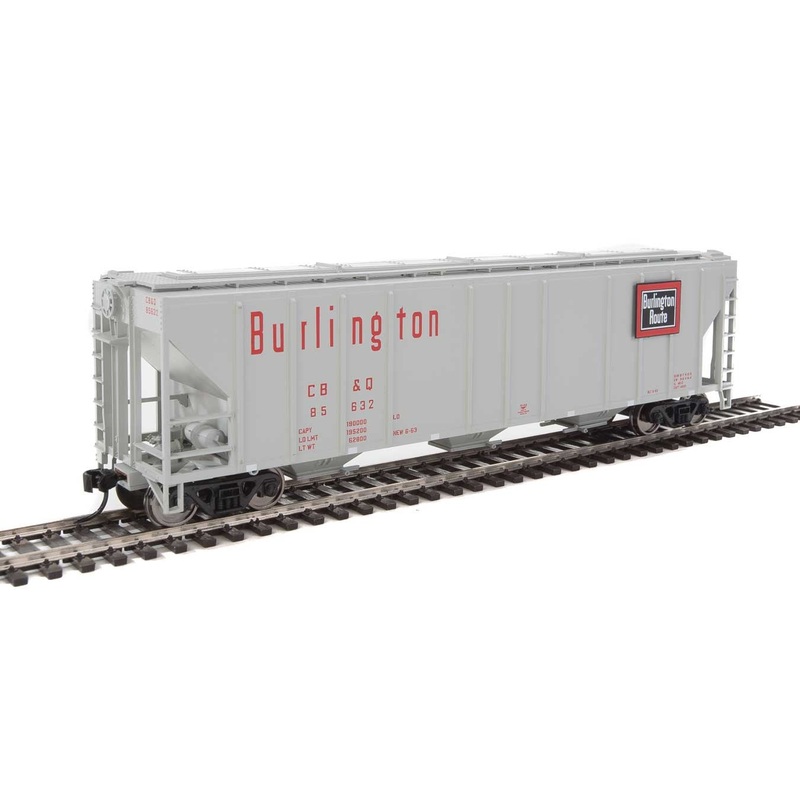 Walthers Mainline 910-7466 HO Scale 50' PS-2 CD 4427 Covered Hopper Burlington CB&Q 85632