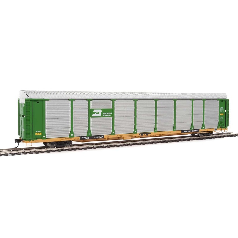Walthers Proto 920-101323 HO Scale 89' Bi-level Auto Carrier Burlington Northern TTGX 150517