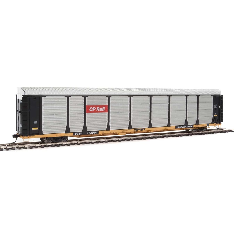 Walthers Proto 920-101328 HO Scale 89' Bi-level Auto Carrier Canadian Pacific CP TTGX 973707