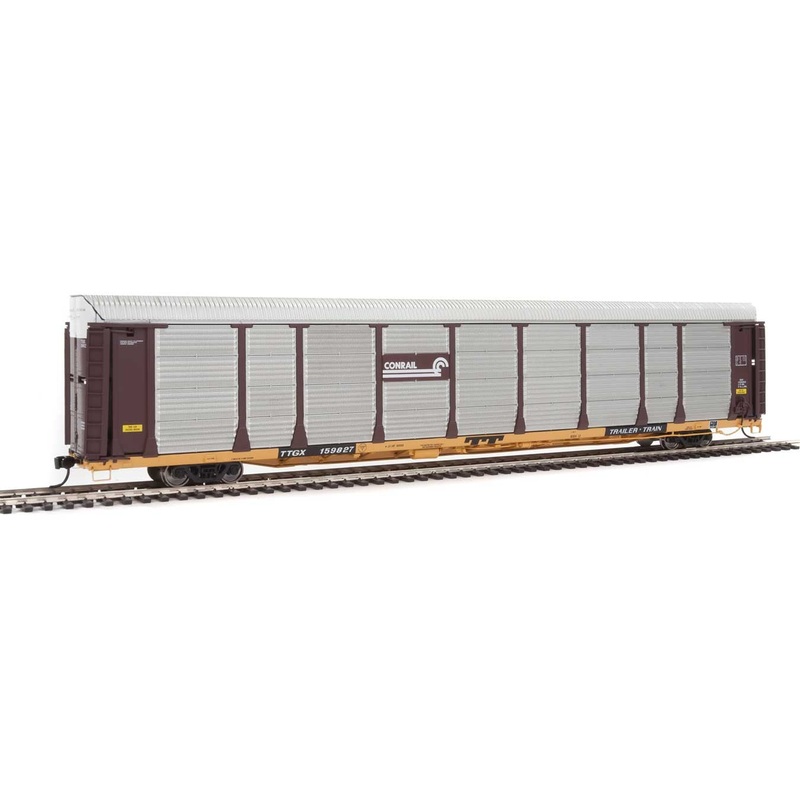 Walthers Proto 920-101334 HO Scale 89' Bi-level Auto Carrier Conrail TTGX 159827