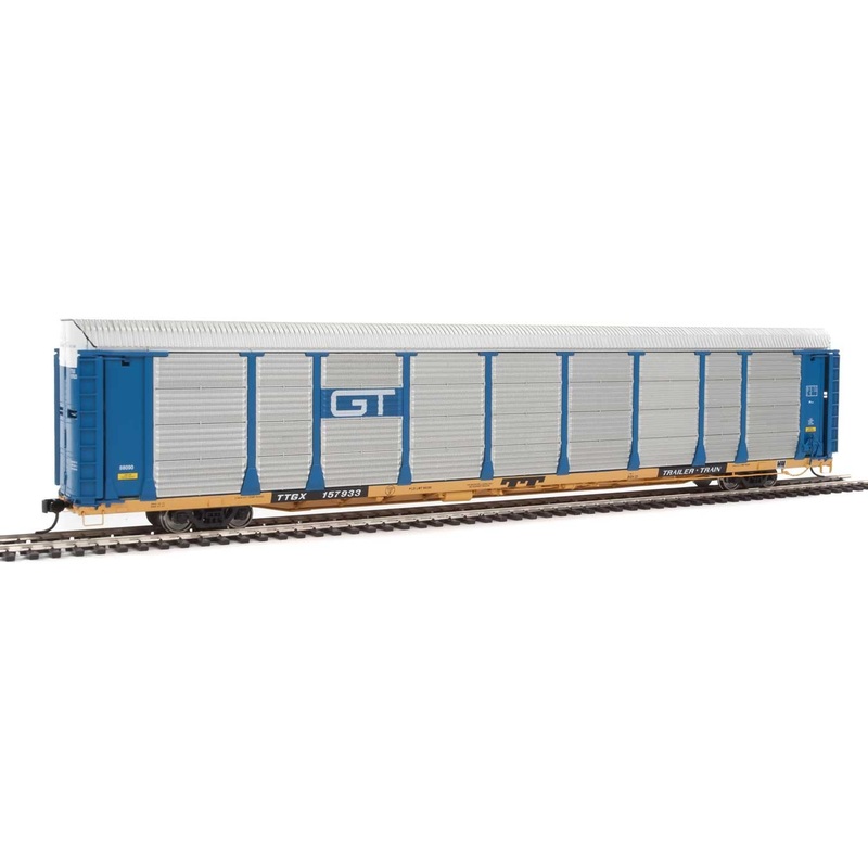 Walthers Proto 920-101335 HO Scale 89' Bi-level Auto Carrier Grand Trunk Western GTW TTGX 157933