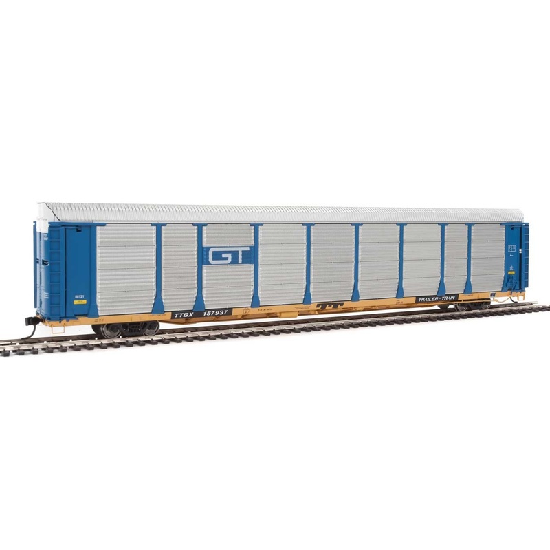 Walthers Proto 920-101336 HO Scale 89' Bi-level Auto Carrier Grand Trunk Western GTW TTGX 157937