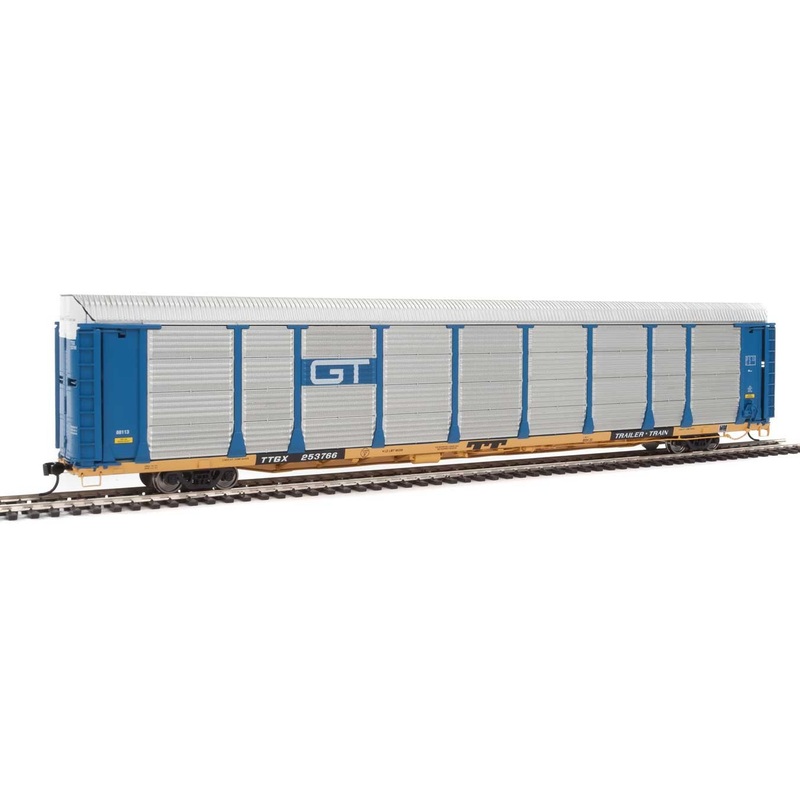 Walthers Proto 920-101338 HO Scale 89' Bi-level Auto Carrier Grand Trunk Western GTW TTGX 253766