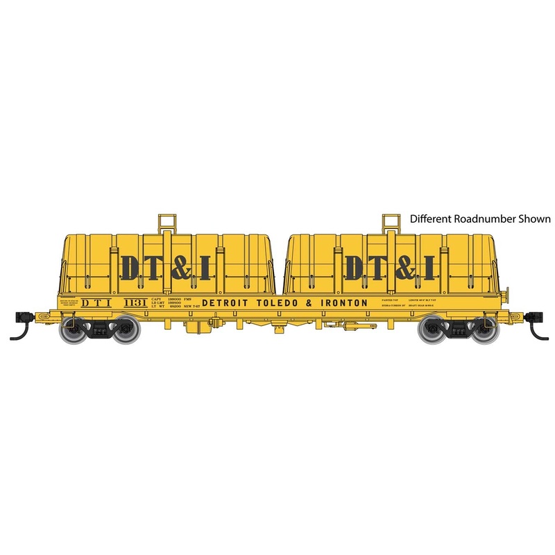 Walthers Proto 920-105246 HO Scale 50' Evans Cushion Coil Car Detroit Toledo & Ironton DT&I 1156